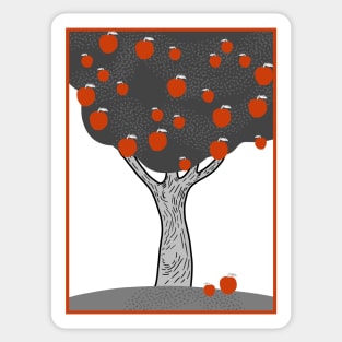 Simple apple tree Sticker